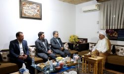 دیدار مدیرعامل شرکت عمران، آب و خدمات کیش با امام جمعه اهل سنت جزیره